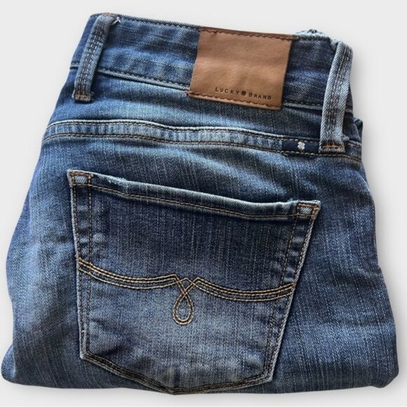 Lucky Brand Lolita Skinny Jeans Mid Rise DarkWash Stretch Denim Blue Size 0 - Picture 14 of 14